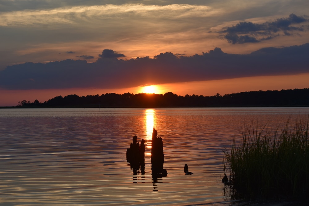 Enjoying this beautiful sunset is one of the top things to do in Irvington, VA this spring